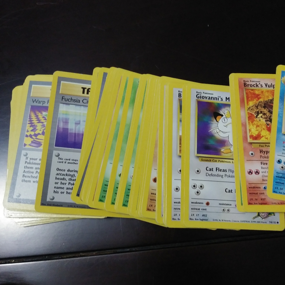 Pokemon cards Gym Hero and Gym Challenge (1999-2000)